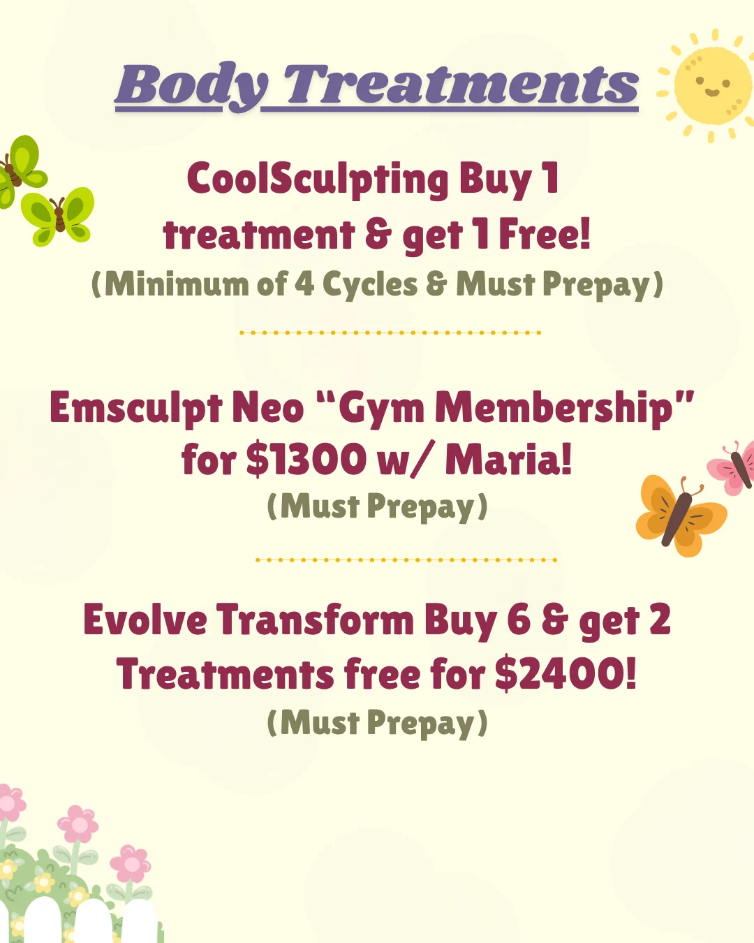 May Specials